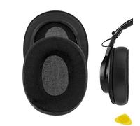 Geekria Comfort Protein Coussinets de rechange en cuir et velours pour casque Sony MDR-7506, MDR-V6, MDR-V7, MDR-CD900ST, WH-CH700N, WH-CH710N, WH-CH720N (Noir)