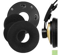 Geekria Comfort Velours Oreillettes de Remplacement pour AKG K121, K121S, K141 MK II, K142 HD Casque Coussinets d'oreille Coussins, Pièces de réparation d'oreillettes (Noir)