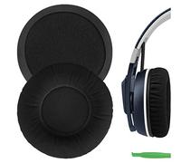 Geekria Comfort Velours Oreillettes de Remplacement pour Sennheiser Urbanite on-Ear Casque Coussinets d'oreille Coussins, Pièces de réparation d'oreillettes (Noir)