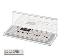 Geekria Coque de protection en acrylique transparent pour synthétiseur, fermeture magnétique, compatible avec Teenage Engineering OP-1 Field/OP-1/OP-XY synthétiseur portable (transparent)