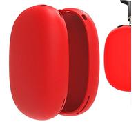 Geekria Coque de Protection en Silicone pour écouteurs AirPod Max - Protection Anti-Rayures - Rouge