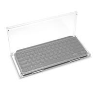 Geekria Coque de protection transparente pour clavier - En acrylique - Fermeture magnétique - Compatible avec les claviers sans fil rétroéclairés sans fil Logitech MX Keys Mini