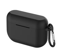 Geekria Coque en silicone compatible avec les écouteurs sans fil Jabra Elite 8 Active/Gen 2 True sans fil, coque de protection pour écouteurs avec crochet porte-clés, port de charge accessible