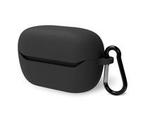 Geekria Coque en silicone compatible avec les écouteurs sans fil JBL Endurance Race 2, coque de protection pour écouteurs avec crochet porte-clés, port de charge accessible à l'avant LED visible