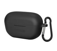 Geekria Coque en Silicone Compatible avec Les écouteurs True Wireless JBL Endurance Race, étui de Protection avec Crochet Porte-clés, accès au Port de Charge (Noir)