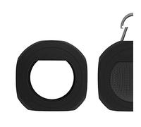 Geekria Coque en silicone pour haut-parleur compatible avec JBL CLIP 3, étui de protection imperméable et souple, étui de transport de rechange pour haut-parleurs Bluetooth (noir)