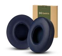 Geekria Coussinet d’Oreille de Rechange Compatible avec Beats Solo 2 (B0534) & Solo 3 (A1796) sans Fil on-Ear, Coussinets, pièces de réparation (Bleu Marine)
