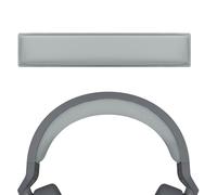 Geekria Coussinet de bandeau en cuir protéiné compatible avec les casques Corsair HS55, HS55 Pro, pièce de rechange (gris)