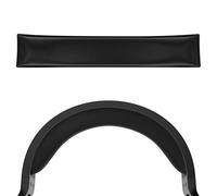 Geekria Coussinet de bandeau en cuir protéiné compatible avec les casques Corsair HS55, HS55 Pro, pièce de rechange (noir)