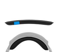 Geekria Coussinet de Bandeau Installation à Faire soi-même, Aucun Outil nécessaire, Compatible avec Les Bandeaux Geekria à Crochet et Boucle (Noir) (Gel)