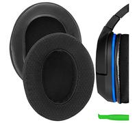 Geekria Coussinets d’Oreille de Rechange en Maille Extra épaisse Comfort pour Turtle Beach Stealth 400, 500X, 700X, 420X, Ear Force XO Seven, XP500, PX5, PX4, X42 (Noir)