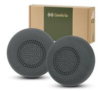 Geekria Coussinets d’Oreille de Rechange en Tissu maillé compatibles avec Logitech Zone Wireless 2, Coussinets, pièces de réparation (Titanium)