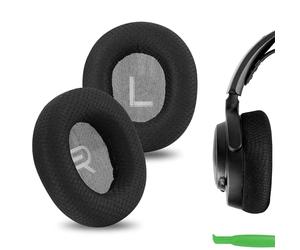 Geekria Coussinets d’Oreille de Rechange en Tissu Mesh Comfort pour SteelSeries Arctis Nova Pro Wired/ Nova1/1P/1X, Nova3/3P/3X, Nova4/ 4P, Nova5/5P/5X, Nova7/7P/7X avec Guide vidéo