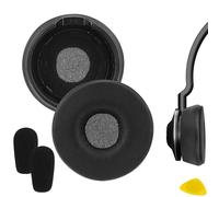 Geekria Coussinets d’Oreille de Rechange pour Jabra Engage 55/65/75 (Version stéréo) - Accessoires, pièces de réparation (Ne Convient Pas à Engage 50; Version Mono) (Noir)