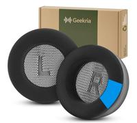 Geekria Coussinets d’Oreille de Remplacement avec Gel de Refroidissement, compatibles avec Corsair Virtuoso Max/Virtuoso Pro Wireless, Coussinets, pièces de réparation (Noir)