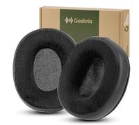 Geekria Coussinets d’Oreille de Remplacement en Cuir protéiné et Velours pour Microsoft Xbox Wireless, Xbox Stereo/Xbox Stereo 20e Édition Anniversaire (Noir)