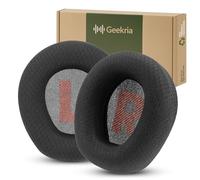 Geekria Coussinets d’Oreille de Remplacement en Tissu Mesh Confort compatibles avec JBL Quantum 100/200/300/360, Coussinets d’Oreille Doux et Confortables, pièces de réparation (Noir)
