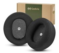 Geekria Coussinets d’Oreille de Remplacement en Tissu Mesh Confort pour Casques Audeze Maxwell, Pièces de Réparation (Noir)
