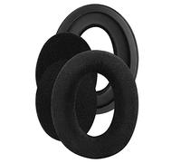 Geekria Coussinets d’Oreille de Remplacement en Velours Confort pour Sennheiser HD505, HD515, HD518, HD555, HD558, HD559, HD569, HD579, HD598, pièces de réparation avec Guide vidéo (Noir)