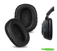 Geekria Coussinets de rechange (avec guide vidéo) pour casque Logitech GPro, GProX, G433, G233, GProX 2 - Coussinets d'oreille confortables - Pièces de réparation (noir)