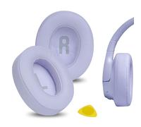Geekria Coussinets de rechange compatibles avec casque supra-auriculaire sans fil JBL Tune720BT/ Tune750BTNC/ Tune710BT/ Tune700BT/ Tune760NC/ Tune770NC (violet)