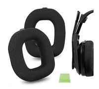 GEEKRIA Coussinets de rechange confortables en maille pour casque Astro A40 TR, pièces de rechange (noir)