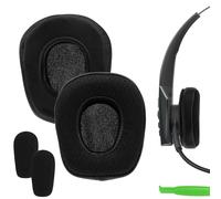 Geekria Coussinets de rechange confortables en maille pour casque BlueParrott B350 (B350-XT) avec suppression du bruit (noir)