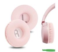 Geekria Coussinets de rechange confortables en maille pour casque JBL JR300, JR300BT, T450BT, T500BT, Tune 500, Tune 500BT, Tune 510BT, Tune 520BT (Rose)