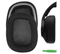GEEKRIA Coussinets de rechange confortables en maille pour casque Logitech G 433/233/PRO (noir)
