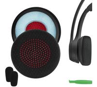 Geekria Coussinets de rechange confortables en maille pour casque Logitech Zone 301/300/305 (noir)