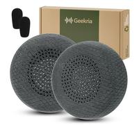 Geekria Coussinets de rechange confortables en maille pour casque Logitech Zone Wireless, Zone 900 (ne convient pas aux casques Zone Wired/750/Wireless 2) (Titanium)