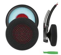 Geekria Coussinets de rechange confortables en maille pour casque Plantronics Voyager Focus UC B825, Voyager 4210/4220/4310UC/4320UC, Blackwire C5200/C5210/C5220/7225, Backbeat Sense