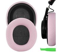 Geekria Coussinets de Rechange Confortables en Maille pour Casque Sony MDR-7506, MDR-V6, MDR-V7, MDR-CD900ST (Rose)