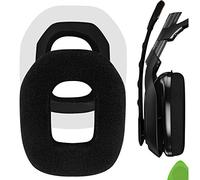 Geekria Coussinets de rechange confortables en velours pour casque Astro A40, A50 (noir)