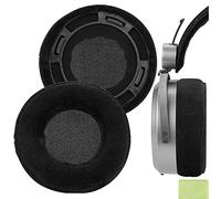 Geekria Coussinets de rechange confortables en velours pour casque Hifiman HE 400SE/400/400I/400S/ 560/560I/500/300/350, SUNDARA (noir)