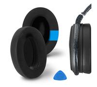 Geekria Coussinets de rechange en gel de refroidissement pour casque Sennheiser HD 525/535/545/565/580/600/650/660S/ 660S2/6XX/58X, pièces de rechange avec guide vidéo (noir)