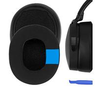 Geekria Coussinets de rechange en gel rafraîchissant compatibles avec casque Skullcandy Crusher Wireless/Crusher EVO/Crusher ANC, Hesh 3/Hesh EVO/Hesh ANC, Venue ANC, pièces de rechange (noir)