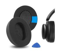 Geekria Coussinets de rechange en gel rafraîchissant pour casque Anker Soundcore Life Q45, Space Q45, pièces de réparation (noir)