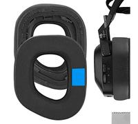 Geekria Coussinets de rechange en gel rafraîchissant pour casque de jeu sans fil Corsair HS80 Max/HS80 USB filaire/HS80 RVB (noir)