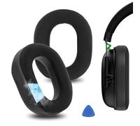 Geekria Coussinets de rechange en gel rafraîchissant pour casque Razer BlackShark V3 Wireless/V3X (ne convient pas au V3 Pro) - Pièces de rechange (noir)