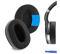 Geekria Coussinets de rechange en gel rafraîchissant pour casque Sennheiser HD 4.50 BT/ 4.50BTNC/4.50SE/4.40BT/ 4.30G/ 4.20S/ 458BT/ 450/400S/350BT (noir)