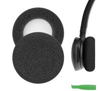 Geekria Coussinets de rechange en mousse confortable pour casque Jabra Pro 9400/9450/9460/9465/9470/920/925/929/930/935 (noir)