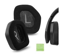 Geekria Coussinets de rechange en tissu maille confortable pour casque Alienware AW988, coussinets d'oreille, coussinets de casque, pièces de réparation (noir)