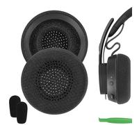 Geekria Coussinets de rechange en tissu maille confortable pour casque Logitech Zone Wireless, Zone 900 (ne convient pas aux casques Zone Wired/750/Wireless 2) (noir)