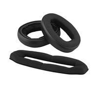 Geekria Coussinets de Rechange pour Casque de Jeu GSP 600 USB PC Professionnel Coussinets d'oreille + Coussinet Bandeau/Pièces de Rechange Noir