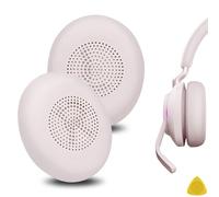 Geekria Coussinets de rechange pour casque Jabra Evolve2 65 UC, Evolve2 65 MS, Evolve2 65 Mono, Evolve2 40 UC, Evolve2 40 MS, Elite 45h (Rose)
