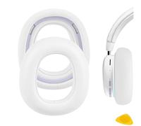 Geekria Coussinets de rechange pour casque sans fil Logitech G735, pièces de rechange (blanc)