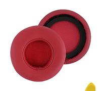 Geekria Coussinets de Rechange pour Casques Monster Beats MIXR, Coussins d’Oreille (Rouge)