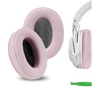 Geekria Coussinets de rechange Pro en maille extra épaisse pour casque de jeu Logitech GPro/GProX/GProX2/GProX League of Legends Edition - Pièces de réparation (rose)