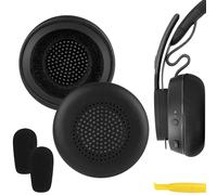 Geekria Coussinets de rechange QuickFit pour casque Logitech ZoneWireless/ZoneWirelessPlus/Zone900 (pas pour Zone Wired/Zone 750/Zone Wireless 2) - Noir